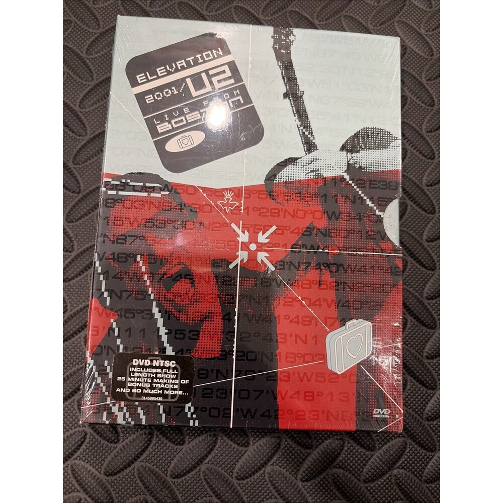 Brand New U2 Elevation Live From Boston DVD SEALED 2001 Interscope 2 X DVD